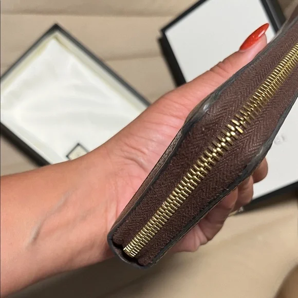 Gucci Ophidia GG Supreme Zip Around Wallet - Picture 8 of 17